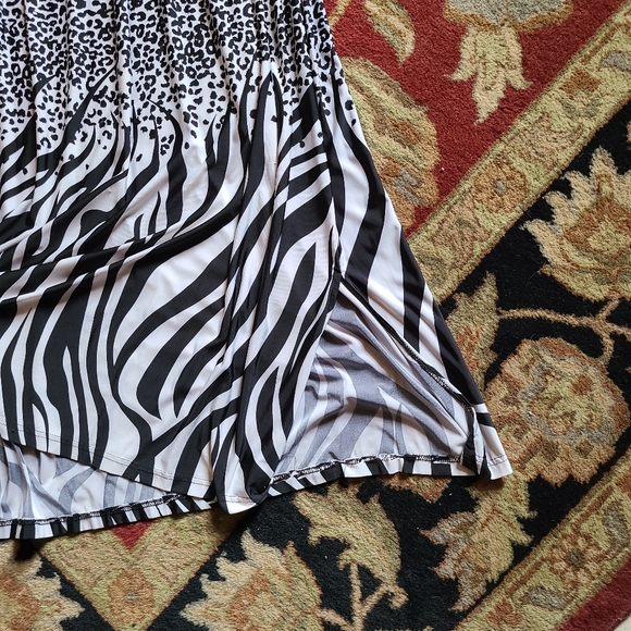 🍂Animal print zebra leopard maxi dress - Picture 6 of 12